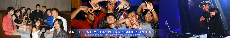Party at your workplace? Please. /><br />
<span class=