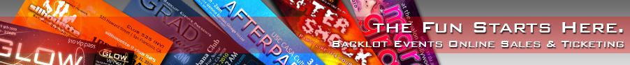 Backlot Events Online Sales & Ticketing